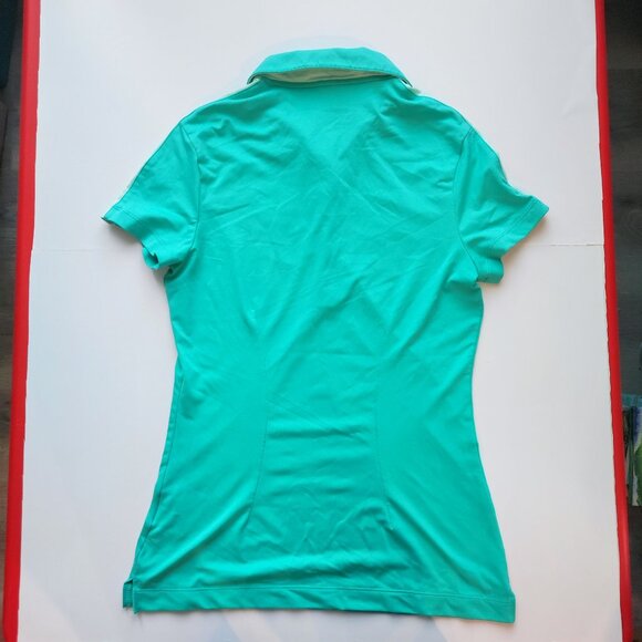 Nike Golf Tour Performance polo shirt turquoise women's size XS - Picture 3 of 4
